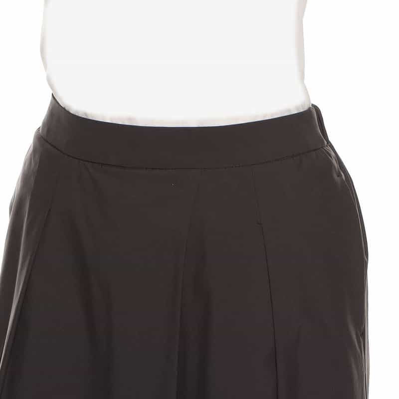 BARNEYS NEW YORK ウォッシャブル 撥水＆UVカット アシンメトリータックスカート GRAY