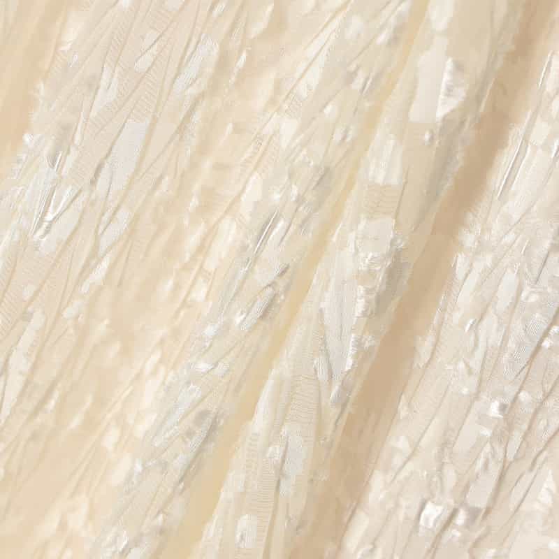BARNEYS NEW YORK セットアップシアープリントフレアスカート WHITE