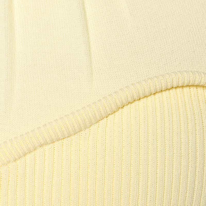 BARNEYS NEW YORK ウォッシャブルレイヤードシアーニットプルオーバー LIGHT YELLOW