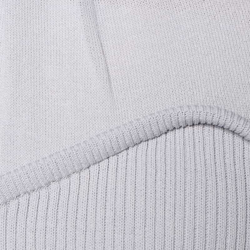 BARNEYS NEW YORK ウォッシャブルレイヤードシアーニットプルオーバー LIGHT GRAY