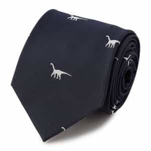 ダイナソー柄タイ