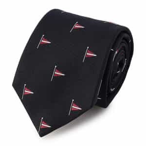 フラッグ柄タイ