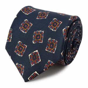 スクエア柄タイ