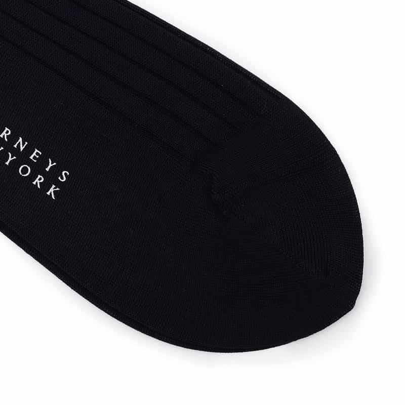 BARNEYS NEW YORK リブソックス NAVY