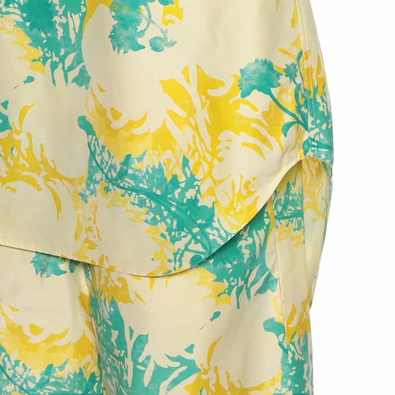 BARNEYS NEW YORK セットアップウォッシャブルプリントノースリーブブラウス YELLOW