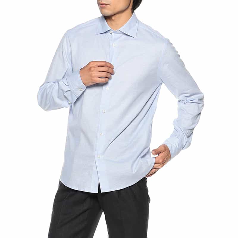 GUY ROVER ジャージーシャツ LIGHT BLUE