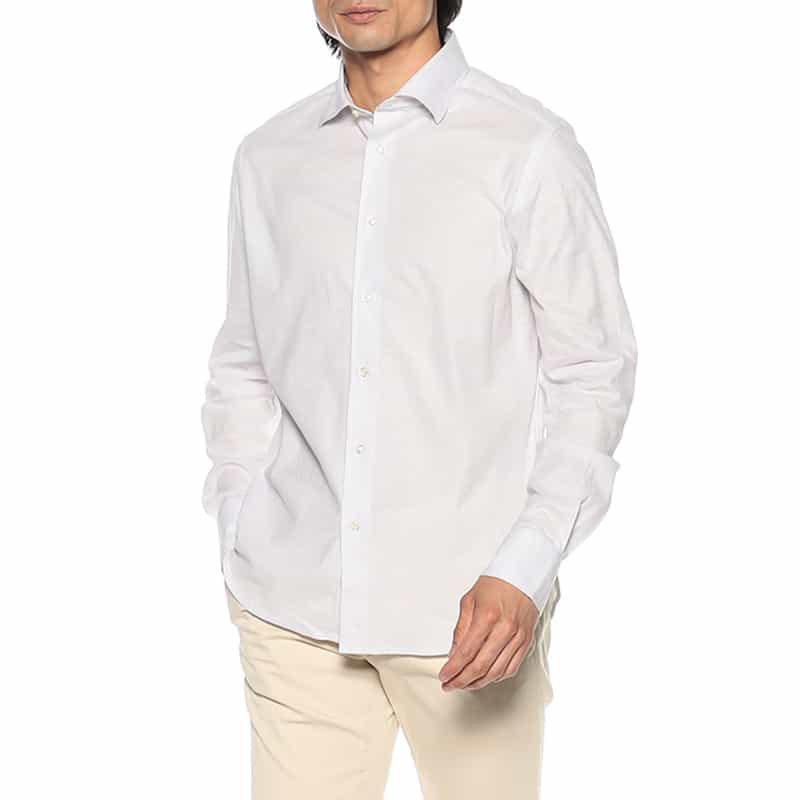 GUY ROVER ジャージーシャツ LIGHT GRAY