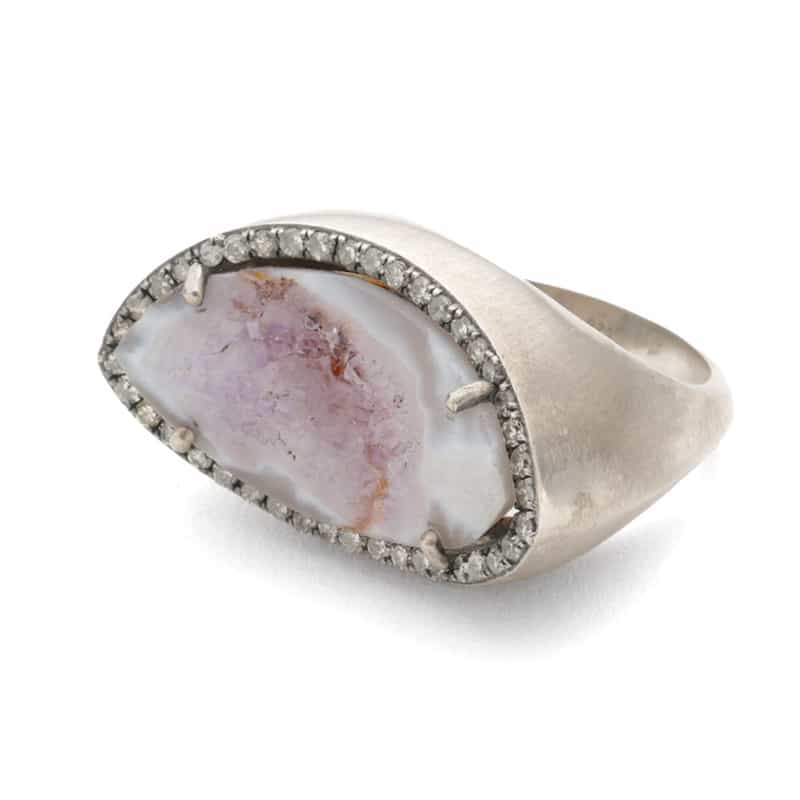 ADLIN HUE リング （アゲート、ダイヤモンド） NONE