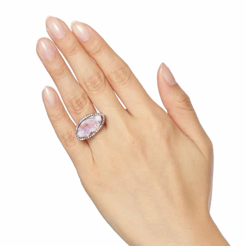 ADLIN HUE リング （アゲート、ダイヤモンド） NONE