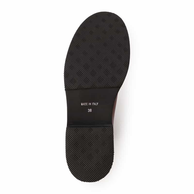 BARNEYS NEW YORK サイドゴアショートブーツ BROWN