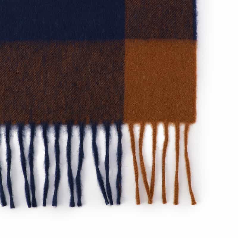 BEGG X CO スカーフ NAVY