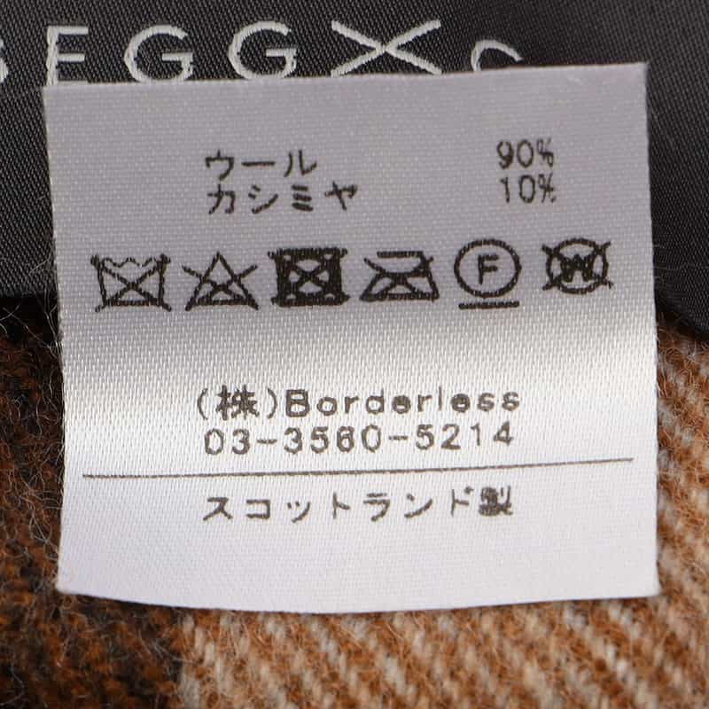 BEGG X CO スカーフ NAVY