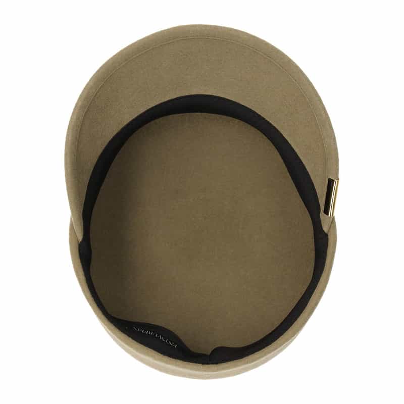 ENTWURFEIN フェルトキャスケット BEIGE