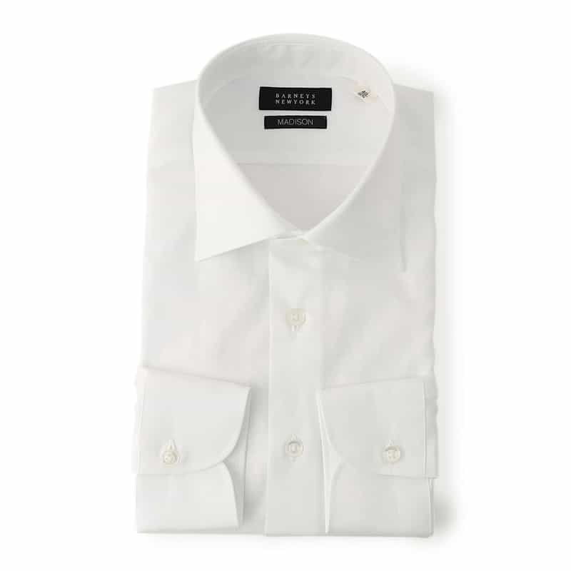 BARNEYS NEW YORK ドレスシャツ "MADISON" WHITE