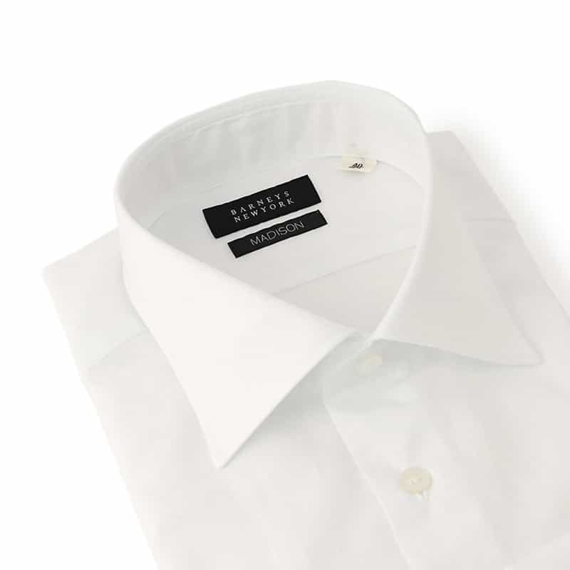 BARNEYS NEW YORK ドレスシャツ "MADISON" WHITE