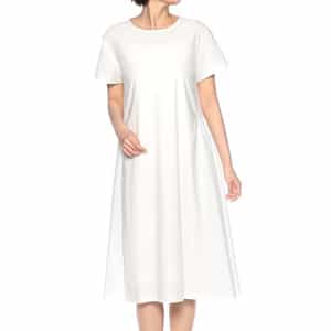 ウォッシャブル サイド切替Aラインドレス （インナードレス付）