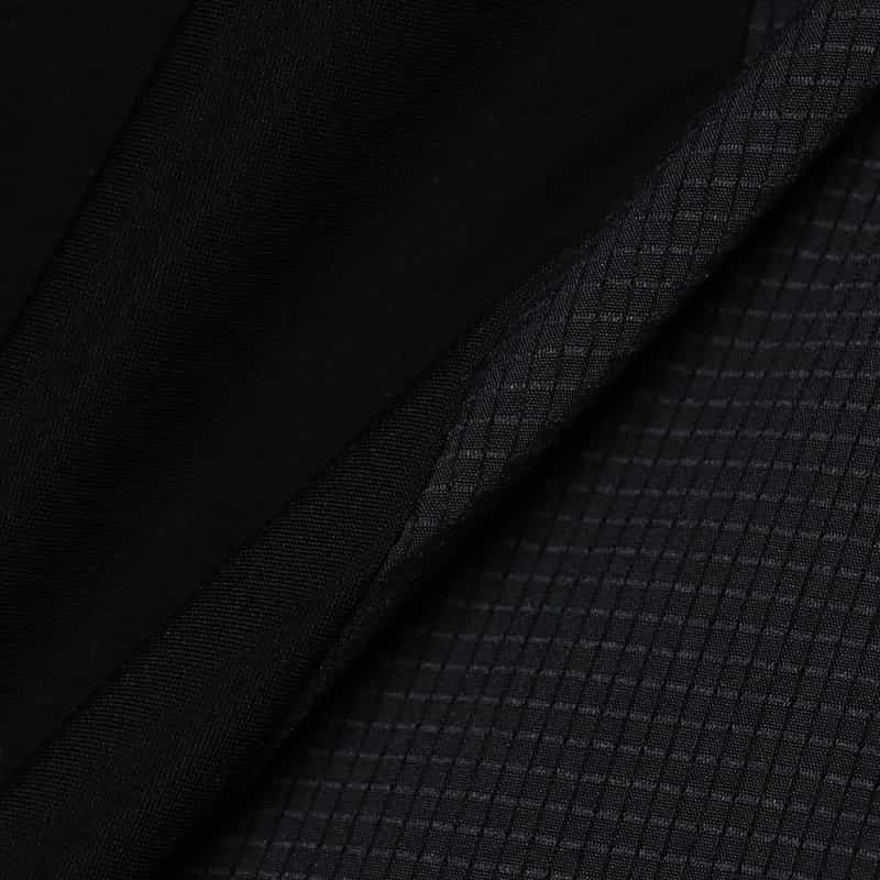 BARNEYS NEW YORK ウォッシャブル サイド切替Aラインドレス （インナードレス付） BLACK