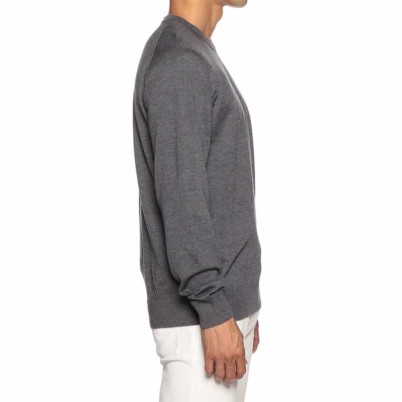 BARNEYS NEW YORK アラシャンカシミヤニットプルオーバー DARK GRAY