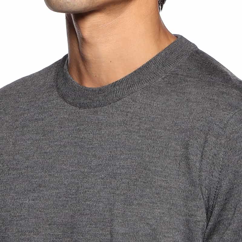 BARNEYS NEW YORK アラシャンカシミヤニットプルオーバー DARK GRAY