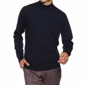 アラシャンカシミヤモックネックニットプルオーバー