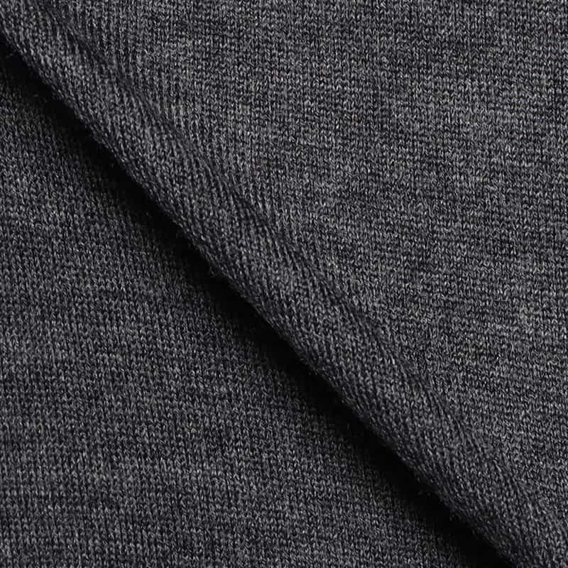 BARNEYS NEW YORK アラシャンカシミヤモックネックニットプルオーバー DARK GRAY