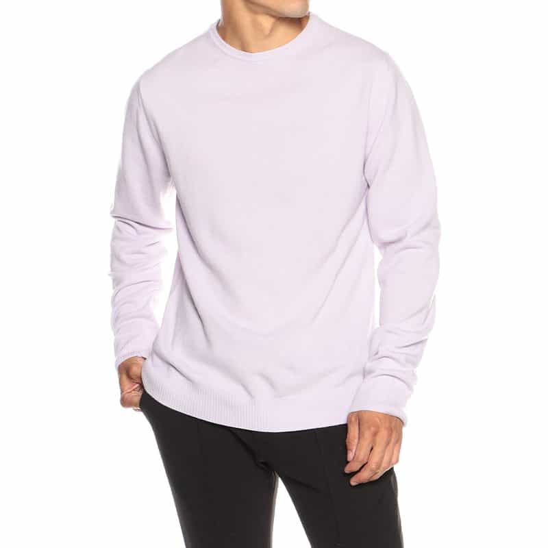 DANIELE FIESOLI ウールカシミヤニットプルオーバー "DF0030" LIGHT PINK