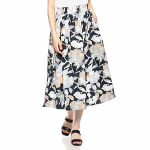 ウォッシャブル プリントギャザースカート