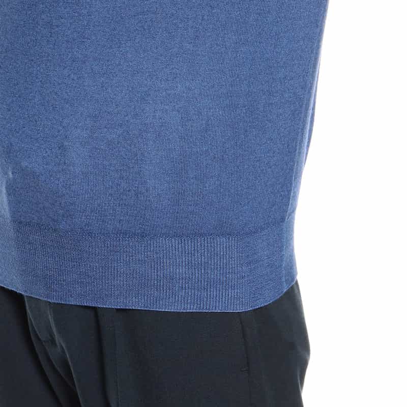 CRUCIANI モックネックニットプルオーバー NAVY