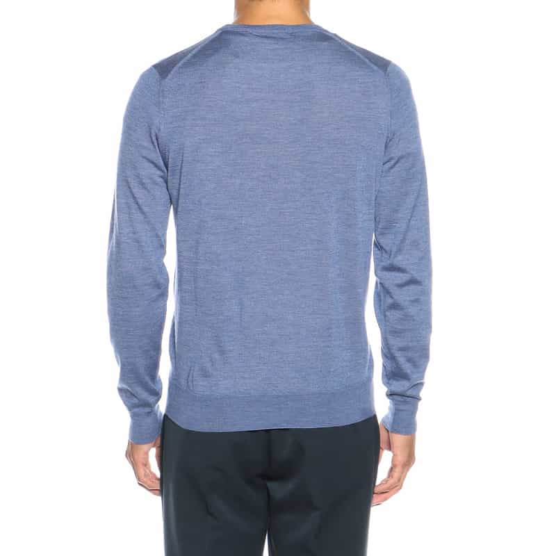 MAURO OTTAVIANI カシミヤシルクニットプルオーバー BLUE