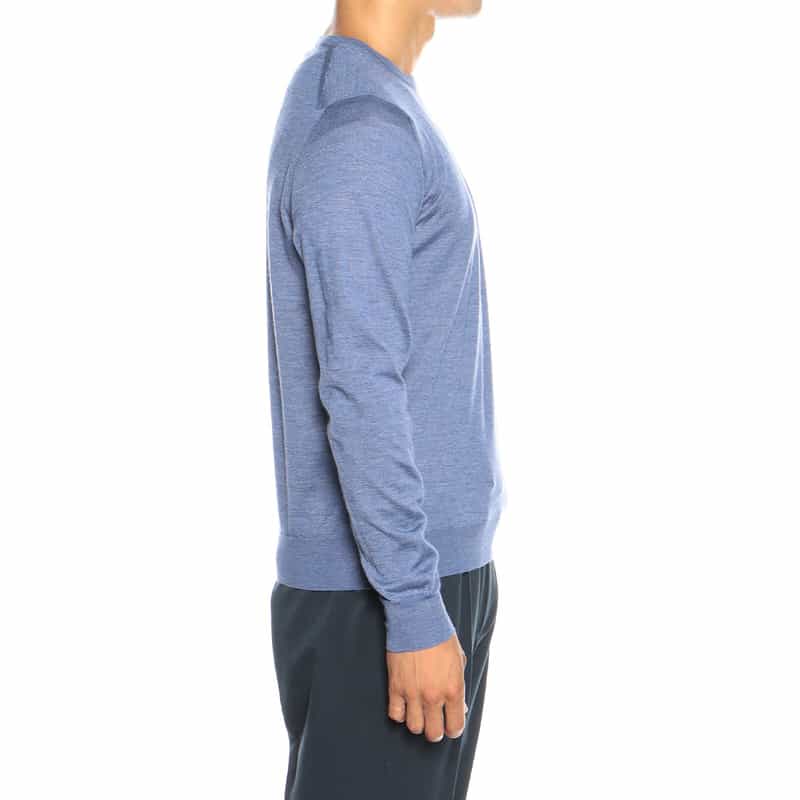 MAURO OTTAVIANI カシミヤシルクニットプルオーバー BLUE