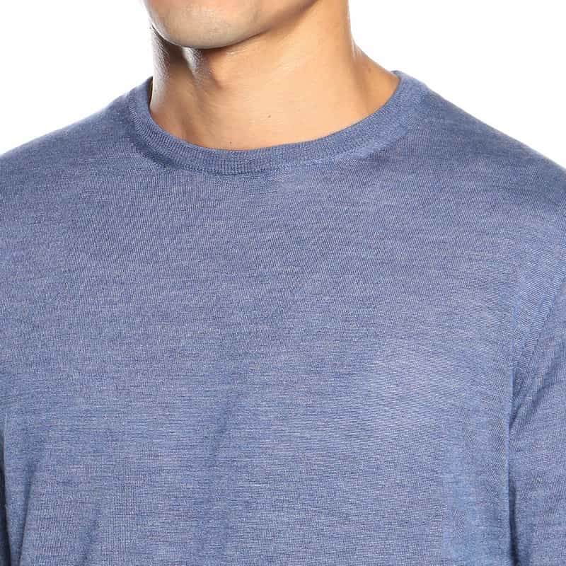 MAURO OTTAVIANI カシミヤシルクニットプルオーバー BLUE