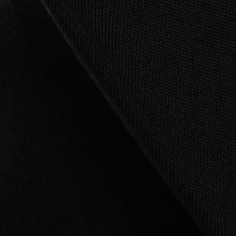 JOHN SMEDLEY バーニーズ　ニューヨーク限定メリノウールニットプルオーバー BLACK