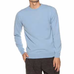 ウールカシミヤクルーネックニットプルオーバー