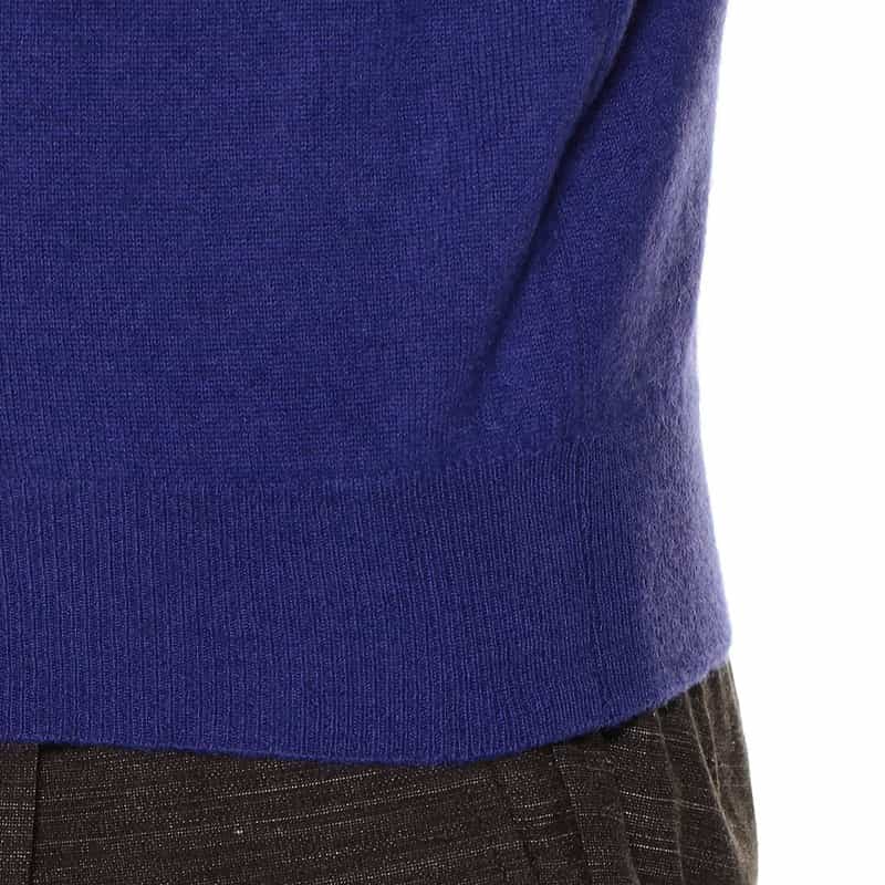 BARNEYS NEW YORK ウールカシミヤタートルネックニットプルオーバー PURPLE