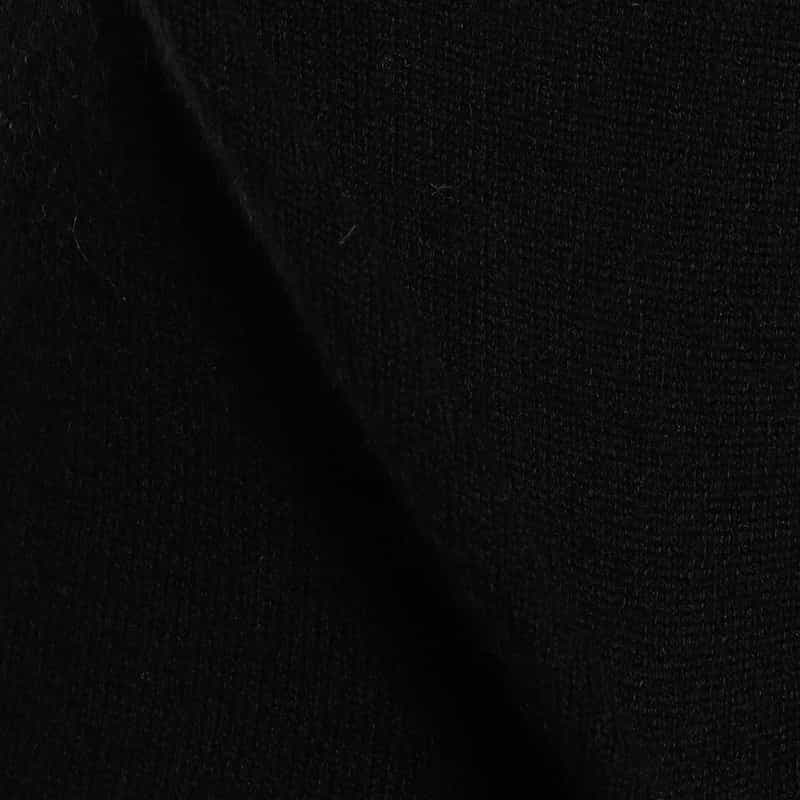 BARNEYS NEW YORK ウールカシミヤタートルネックニットプルオーバー BLACK