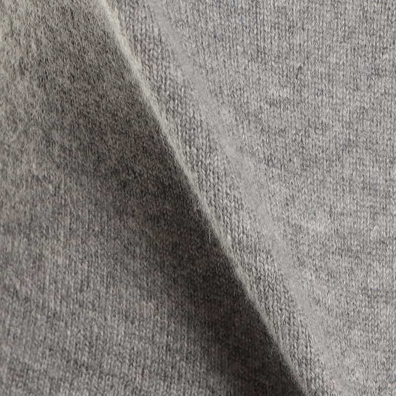 BARNEYS NEW YORK ウールカシミヤタートルネックニットプルオーバー GRAY