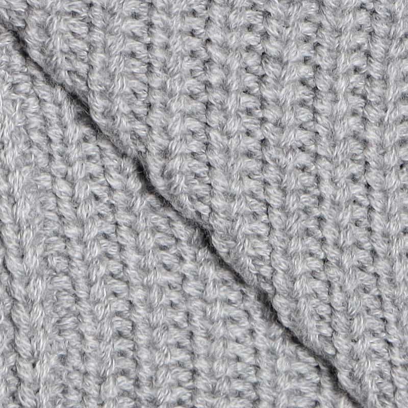 BARNEYS NEW YORK ショールカラーニットカーディガン LIGHT GRAY