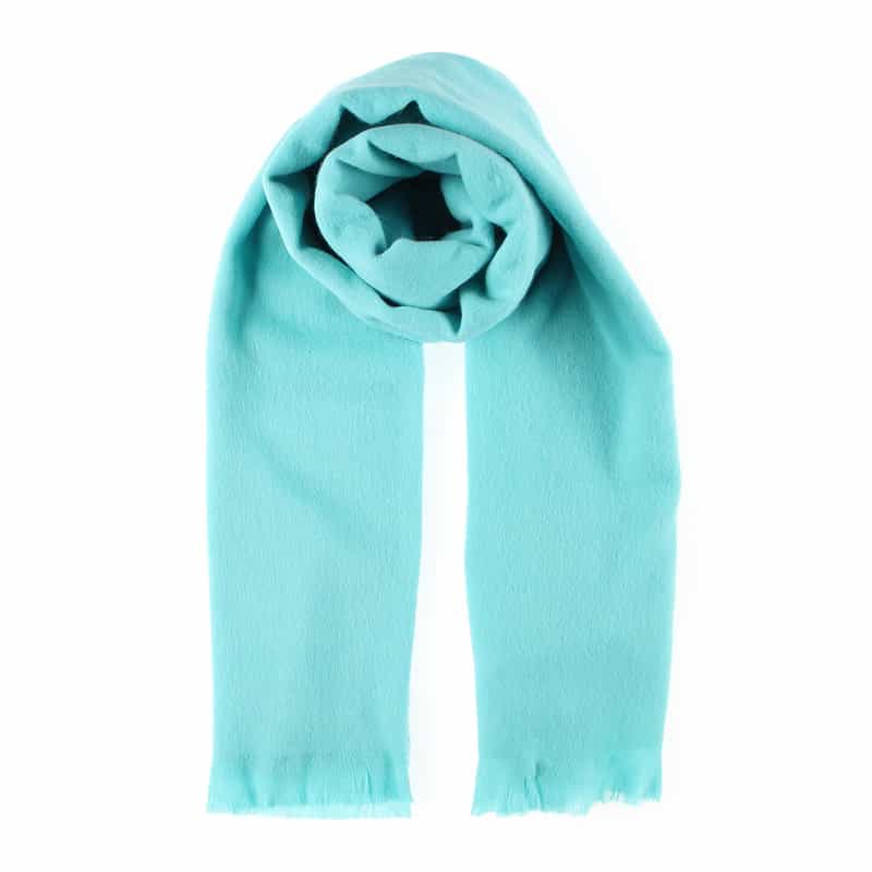 ASAUCE MELER シャギースカーフ TURQUOISE