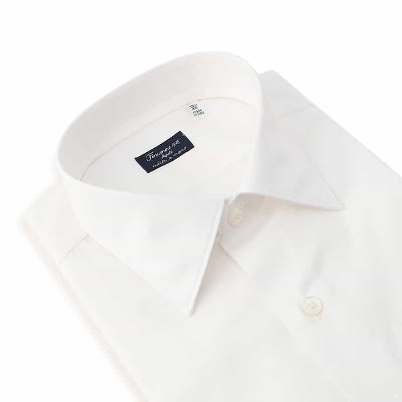 FINAMORE ドレスシャツ "VITTORIO" WHITE