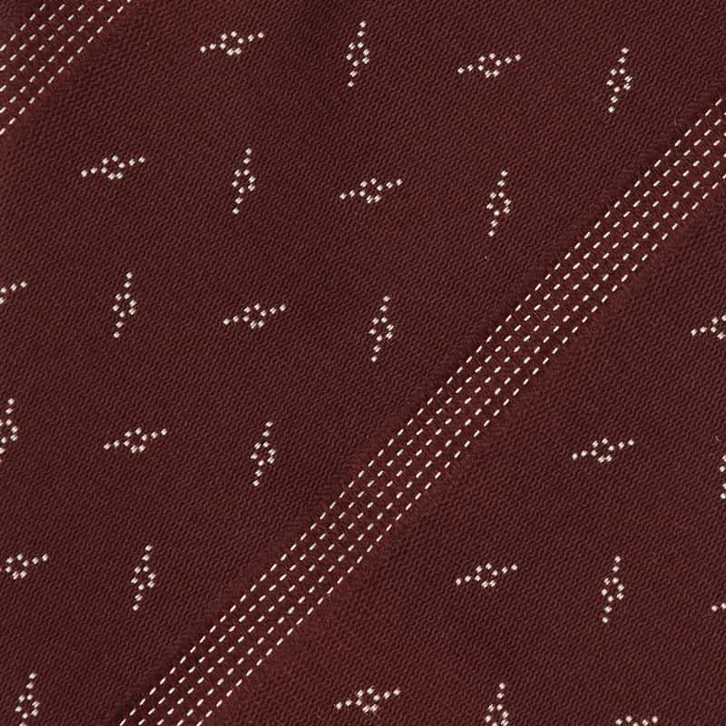 ATTO VANNUCCI FIRENZE 小紋ストライプ柄セッテピエゲタイ WINE