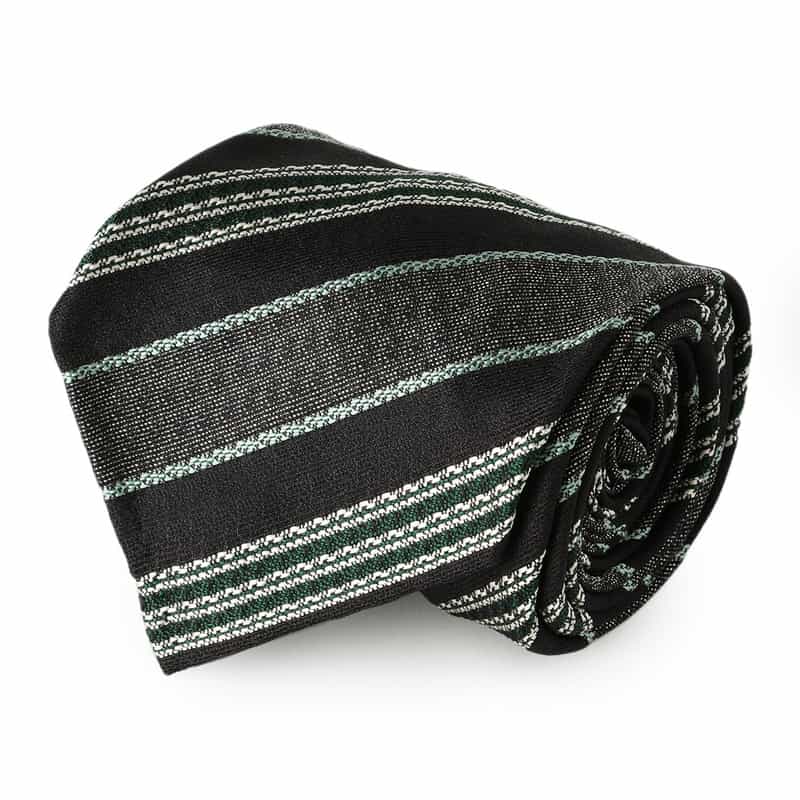 ATTO VANNUCCI FIRENZE ストライプ柄セッテピエゲタイ BLACK