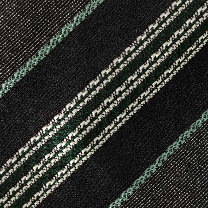 ATTO VANNUCCI FIRENZE ストライプ柄セッテピエゲタイ BLACK