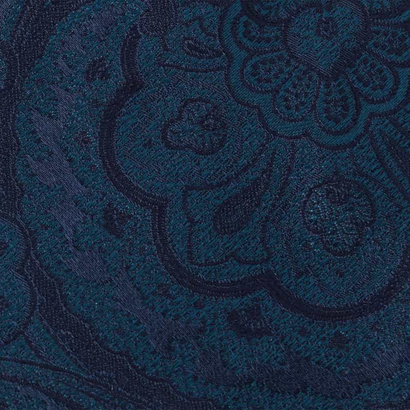 ATTO VANNUCCI FIRENZE ペイズリー柄セッテピエゲタイ NAVY