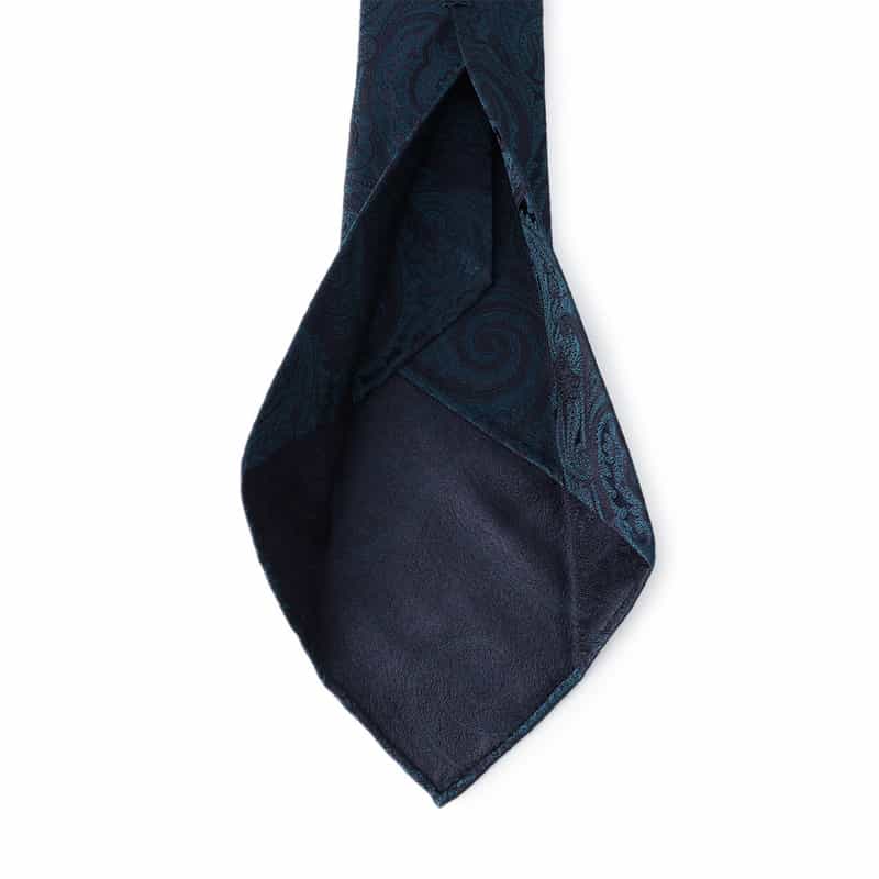 ATTO VANNUCCI FIRENZE ペイズリー柄セッテピエゲタイ NAVY