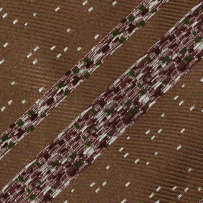 ATTO VANNUCCI FIRENZE メランジストライプ柄セッテピエゲタイ BEIGE