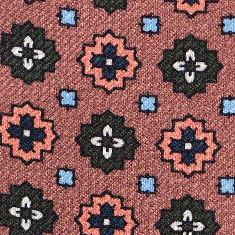 ATTO VANNUCCI FIRENZE 小紋柄アスコットタイ PINK