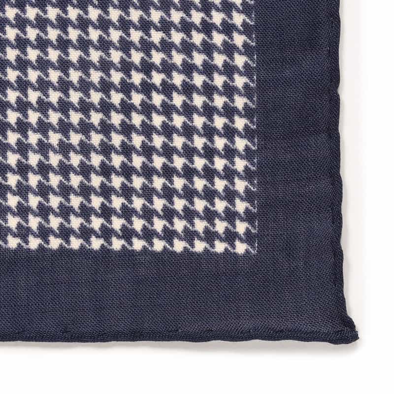 STEFANO BIGI ポケットチーフ NAVY