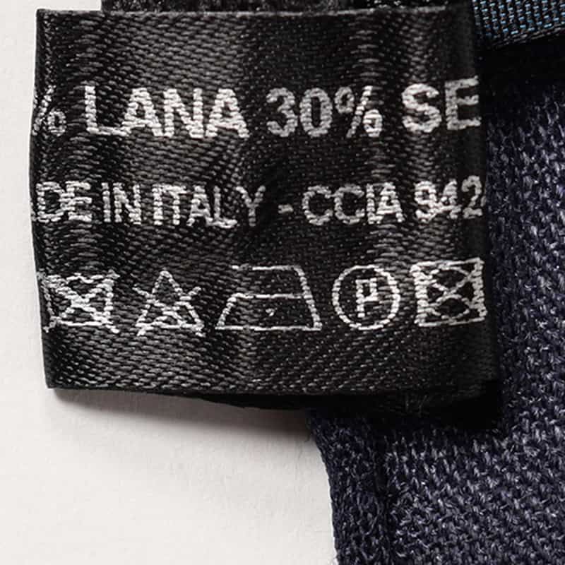 STEFANO BIGI ポケットチーフ NAVY