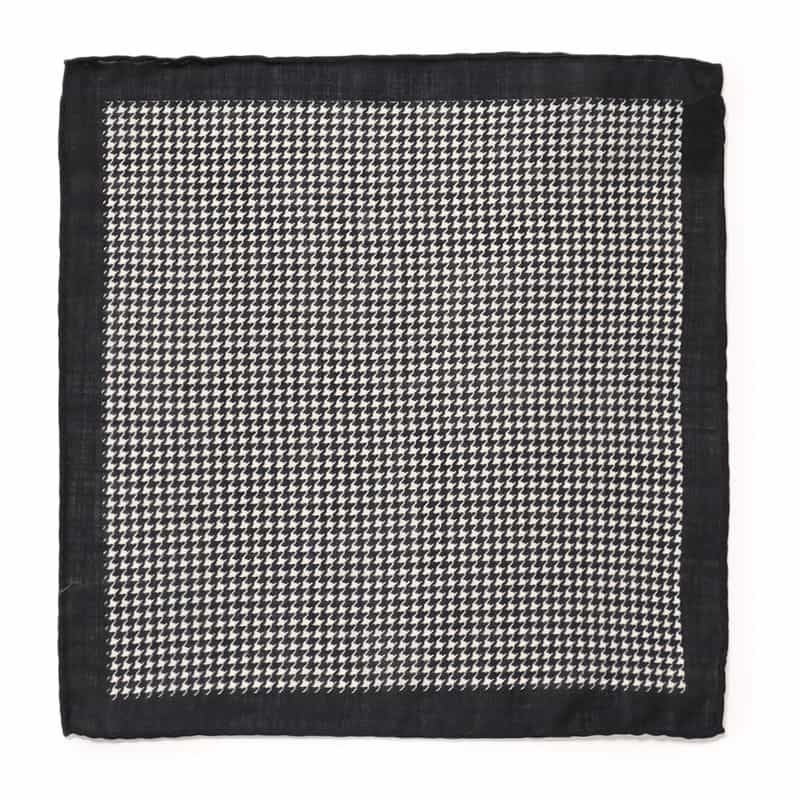 STEFANO BIGI ポケットチーフ BLACK