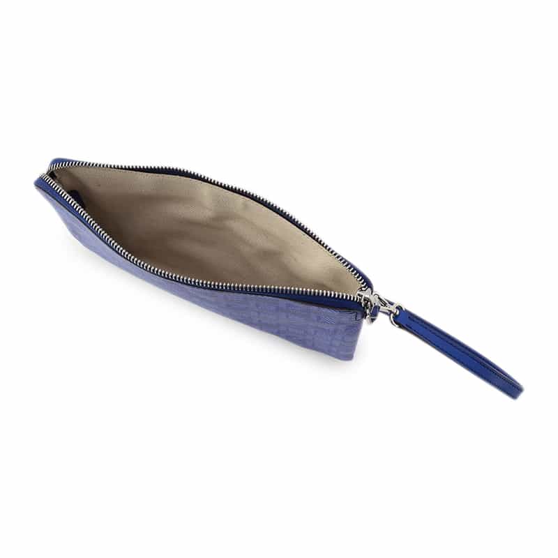 MOREAU PARIS "SAINT TROPEZ" クラッチバッグ BLUE